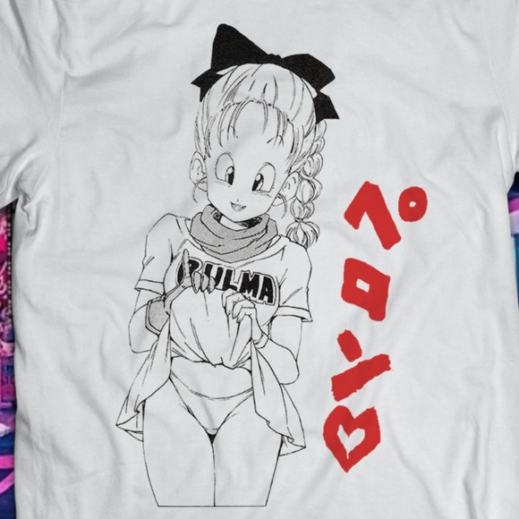 Dragon Ball Bulma Manga Flashing Tee - Picture 2 of 2